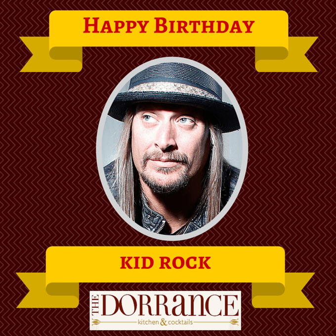 Kid Rock's Birthday Celebration HappyBday.to