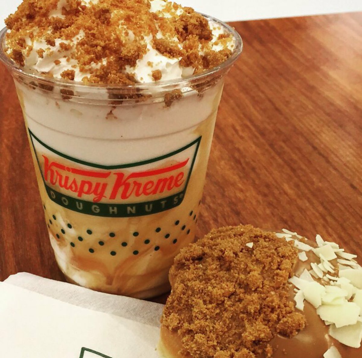 Lotus Caramelised Biscoff Krispy Kreme
