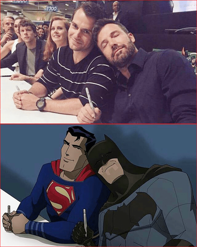 Batman Vs Superman Friends On Amp Amp Off Screen Movies Now Scoopnest