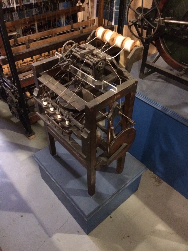 James Arnold on Twitter "A 1775 Arkwright water frame, invented in