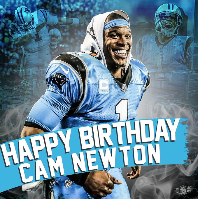 Cam Newton's Birthday Celebration HappyBday.to