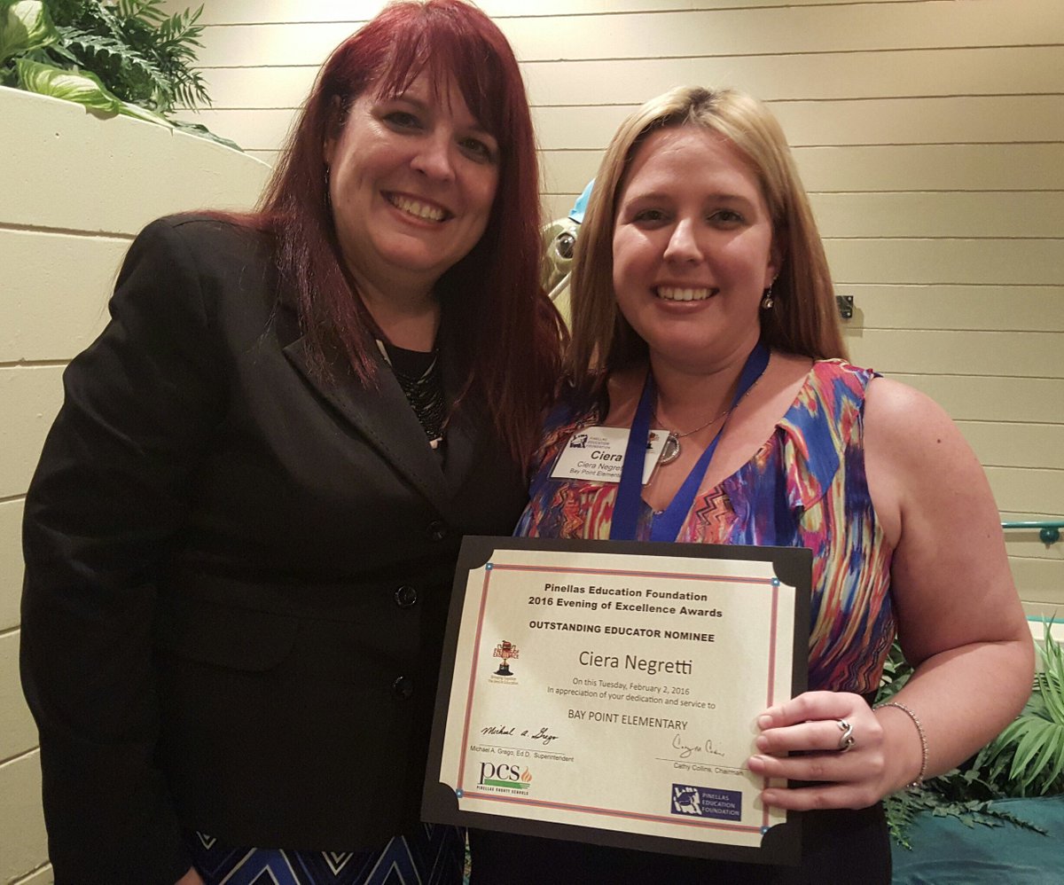 Bay Point Elementary On Twitter Congrats To Miss Ciera Negretti Our Teacher Of The Year Nominee Https T Co Jp7dnk3jku