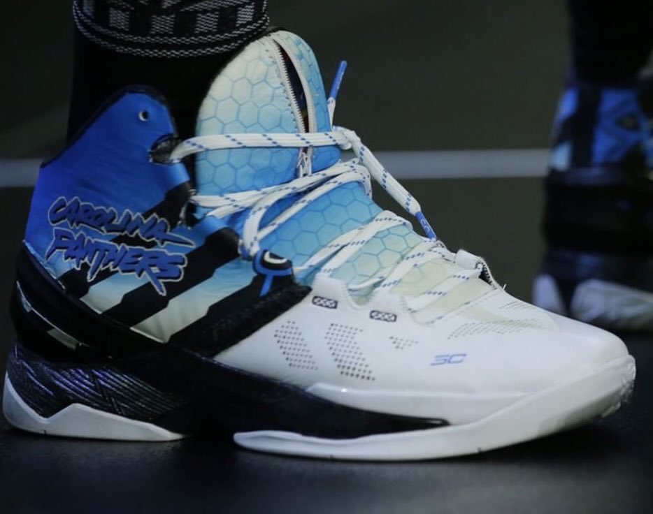 Cam Newton's "Superman" Under Armour Curry Twos Scoopnest