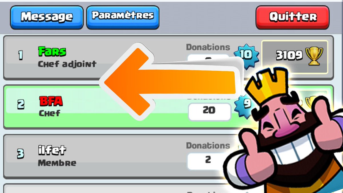 BFA on Twitter "Voici comment changer la couleur de votre pseudo sur clashroyale https//t.co