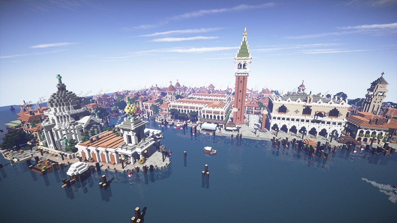 JerenVids on Twitter "Venice city in Minecraft by Patabuilds! See video & download https//t
