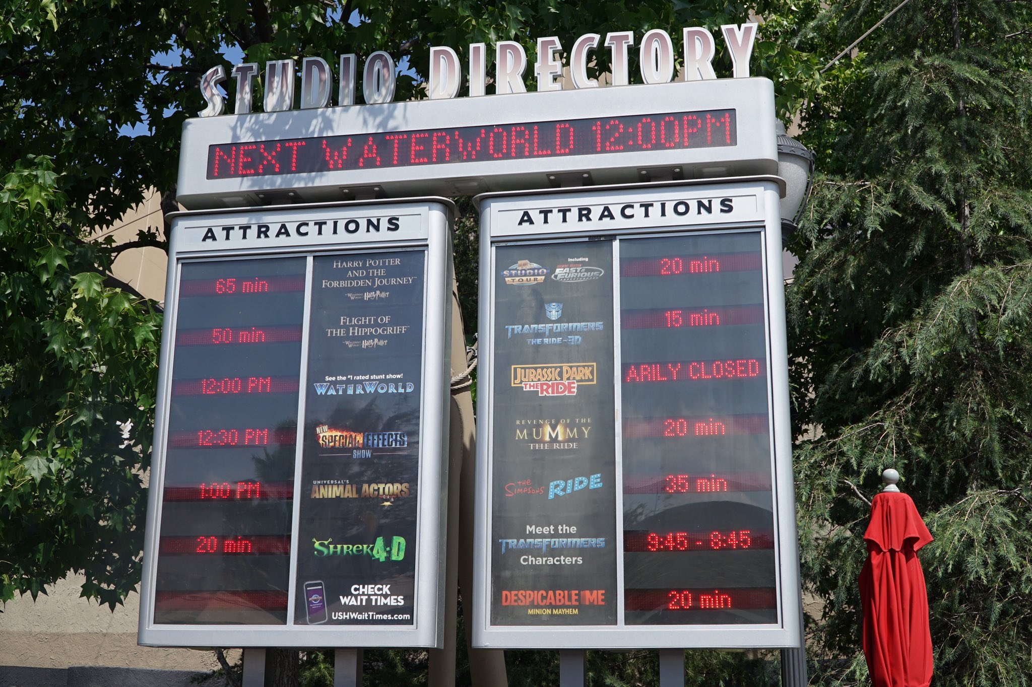 IU Archives on Twitter "Current wait times at Universal