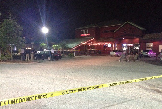 Taiga Lounge Brandon Deputies searching suspect fatally shot Taiga