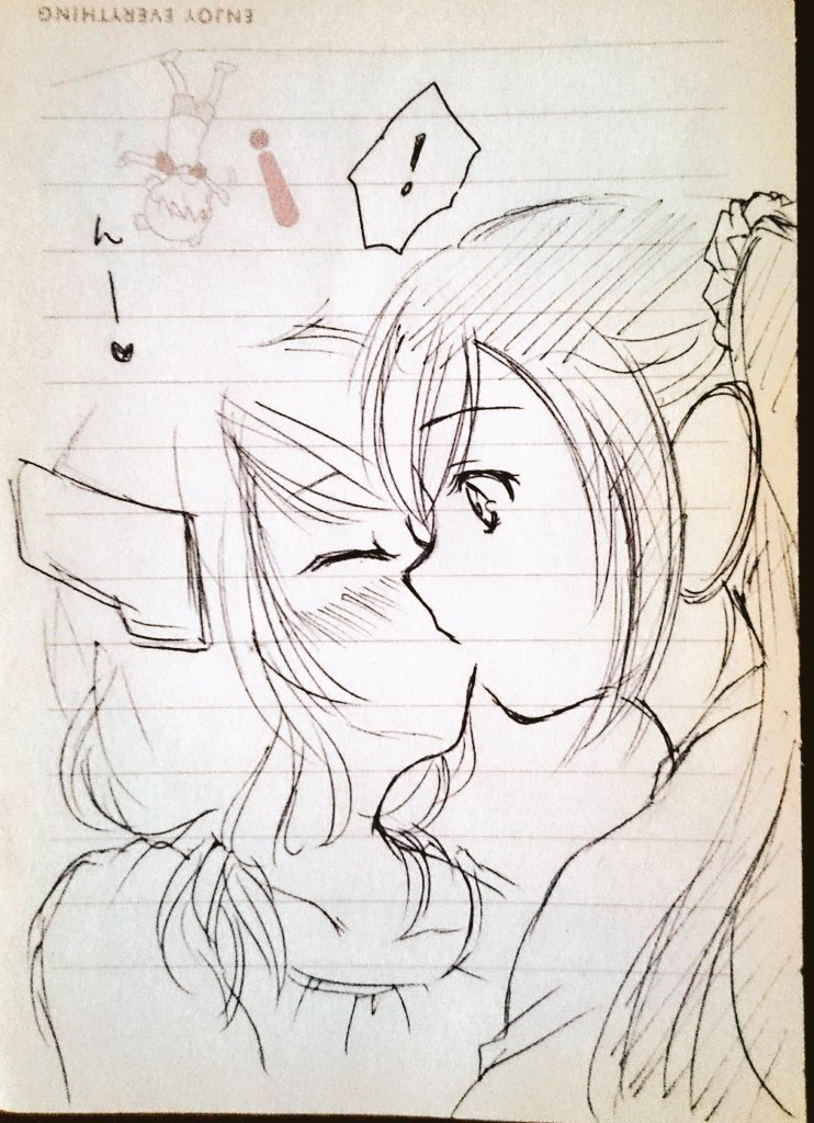 榊りくC93(3日日)東2Q48a on Twitter "酔っ払ったいちほを介抱しようとしたら不意打ちチュー