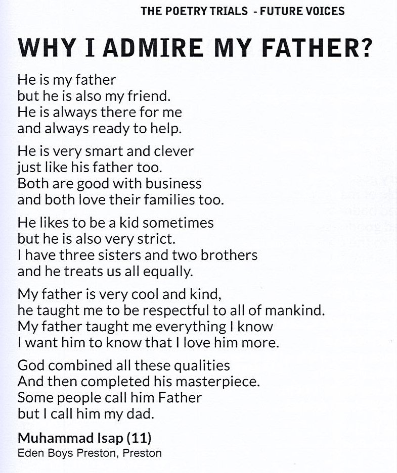 Eden Boys' School, Preston on Twitter "10th Poem by one