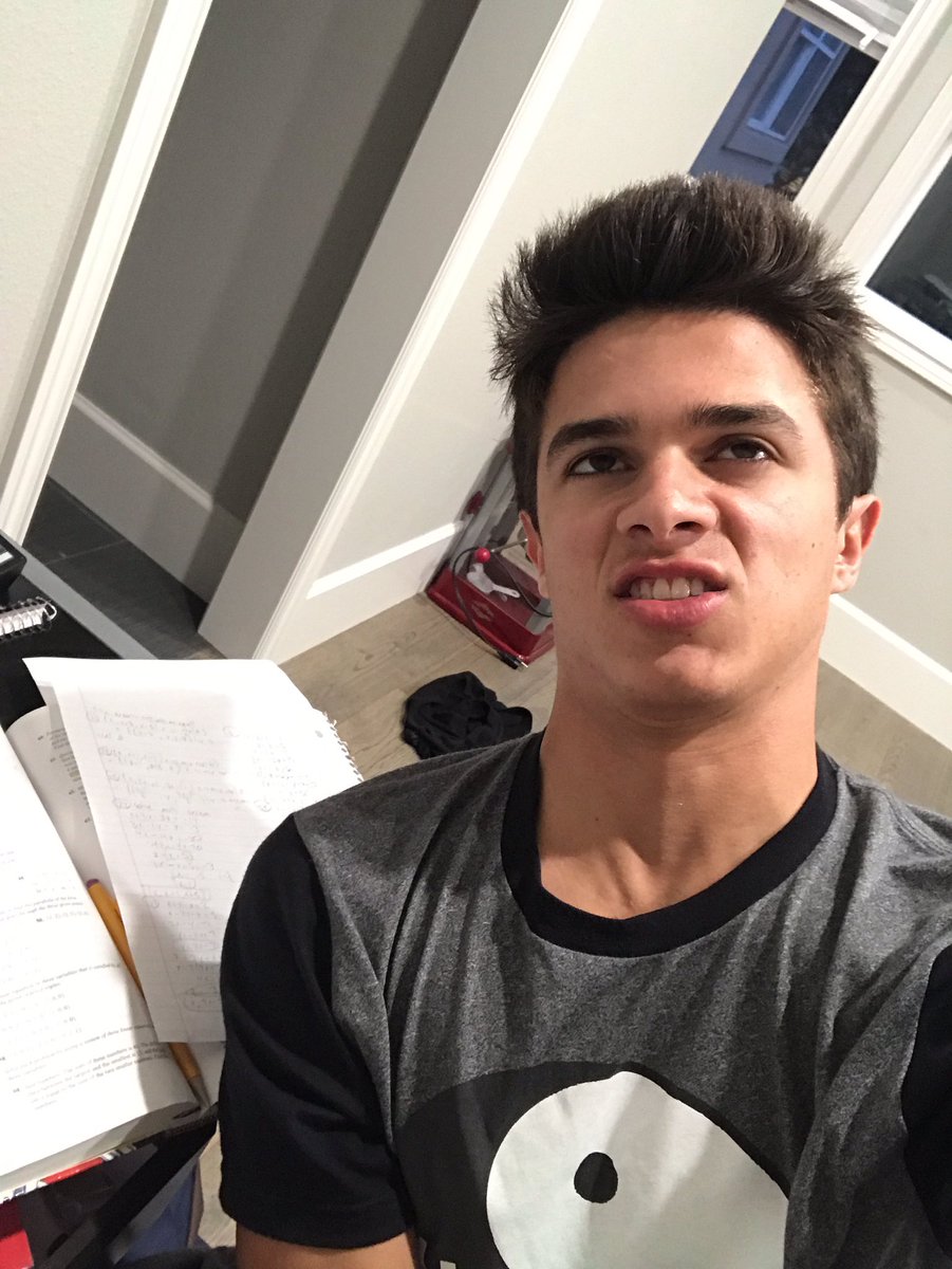 Brent Rivera on Twitter "*finishes the first problem of math hw "I can