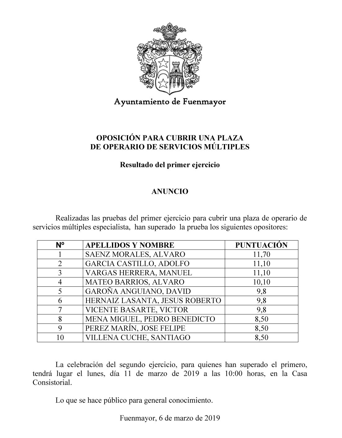 Preguntas De Examen Operario Servicios Múltiples Respuestas