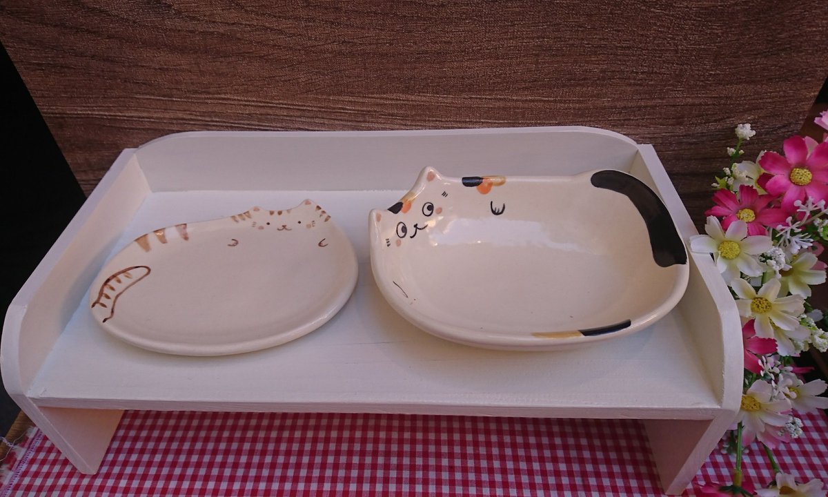 無料印刷可能 猫 食器台 手作り 100均 壁紙イラストHD