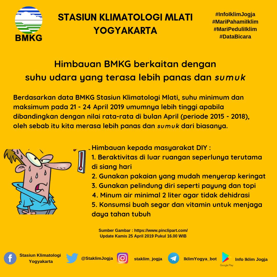 Bmkg Staklim Jogja On Twitter Himbauan Bmkg Kepada Masyarakat