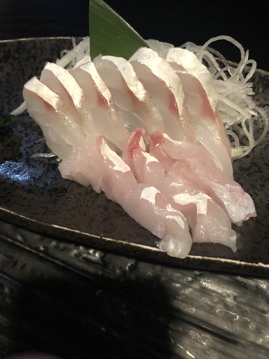 鏡野が 優雅 こち 刺身 旬