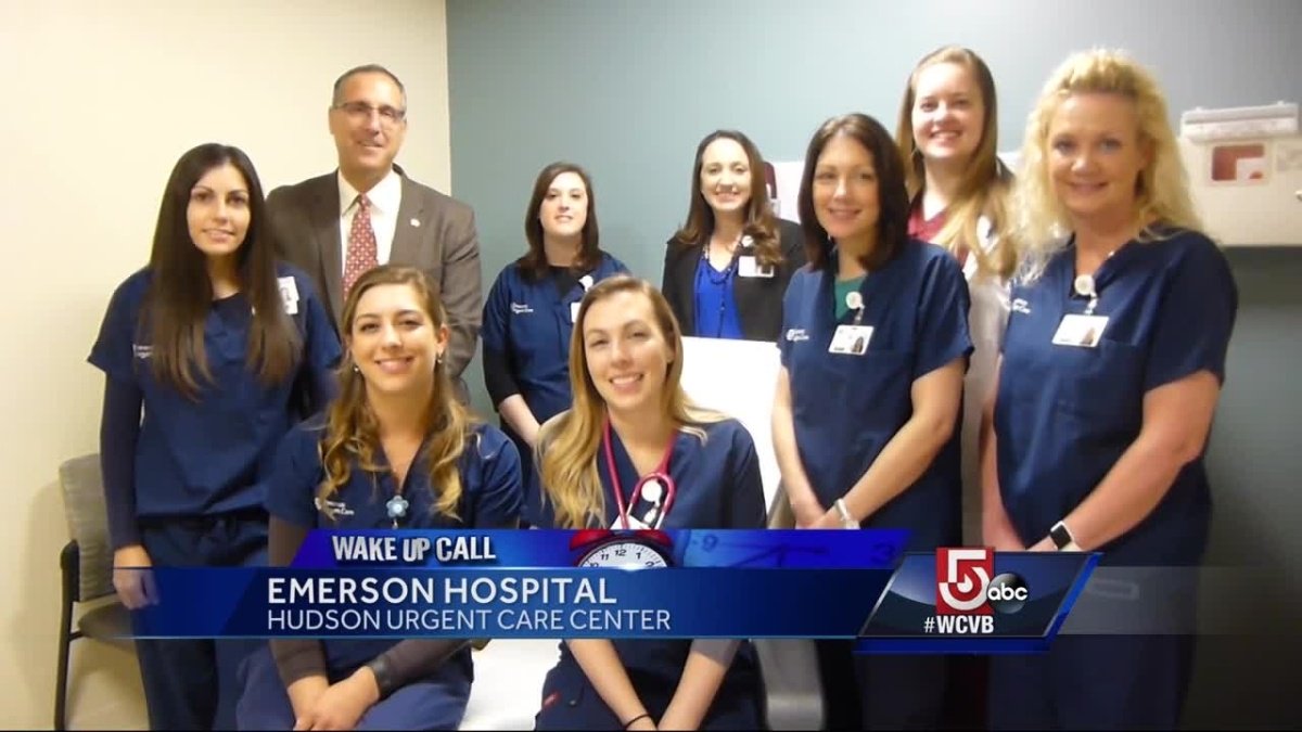 Wake up call Emerson Hospital WCVBTV Boston Scoopnest
