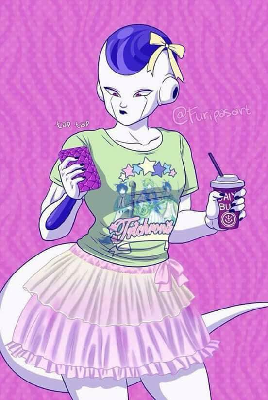 Frieza's bow? Vegeta's embarrassment? This is the story arc we need. (art by aomushi5910