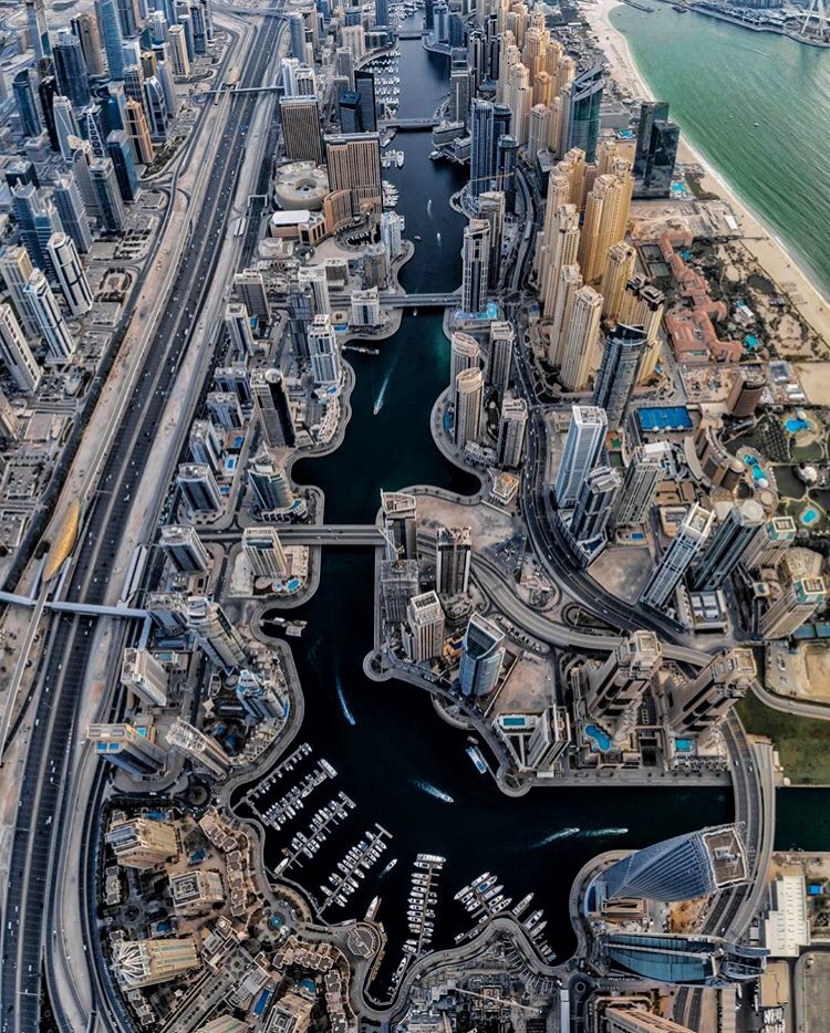 Drone Of The Day on Twitter "Flying Over The Dubai Marina 🛥😎🚁🕹