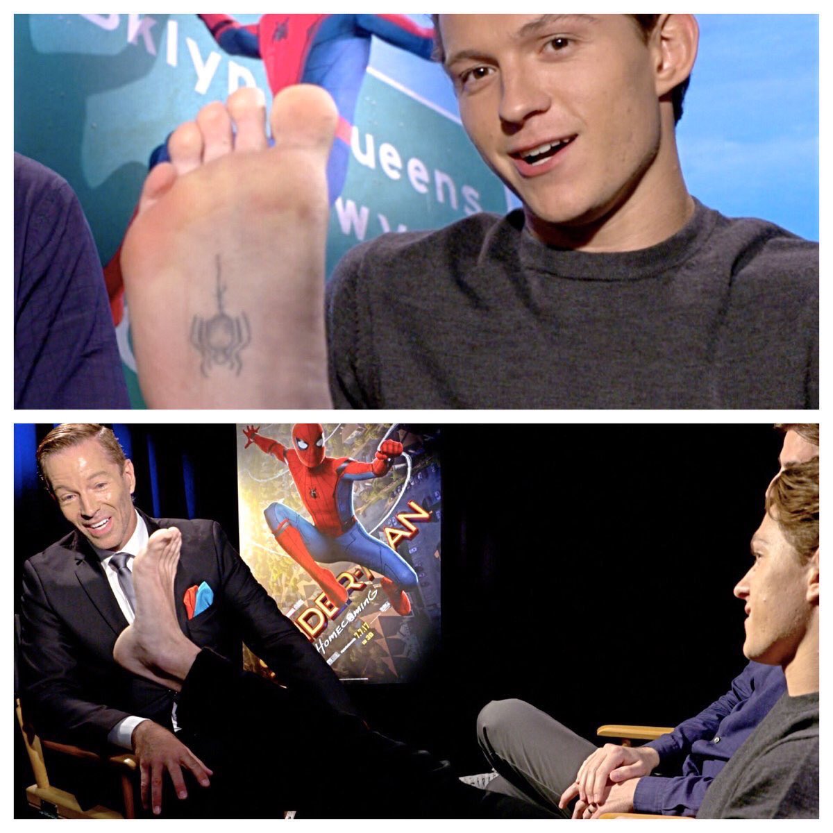 Mary On Twitter: "Tom Holland's Tattoo Is A Spider Hanging From A Thread Why Am I Not Surprised ! Https://T.co/Murrxhzmzv" / Twitter 1200_x_1200_jpg