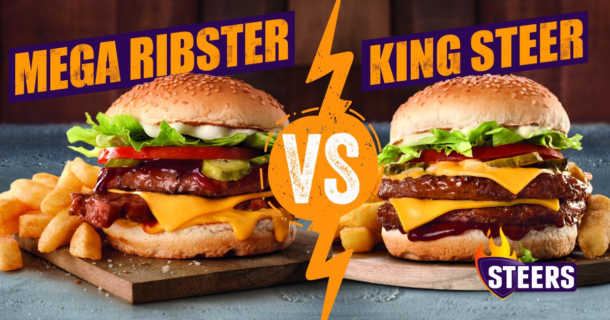 Official Steers SA on Twitter "Which one are YOU ordering?…