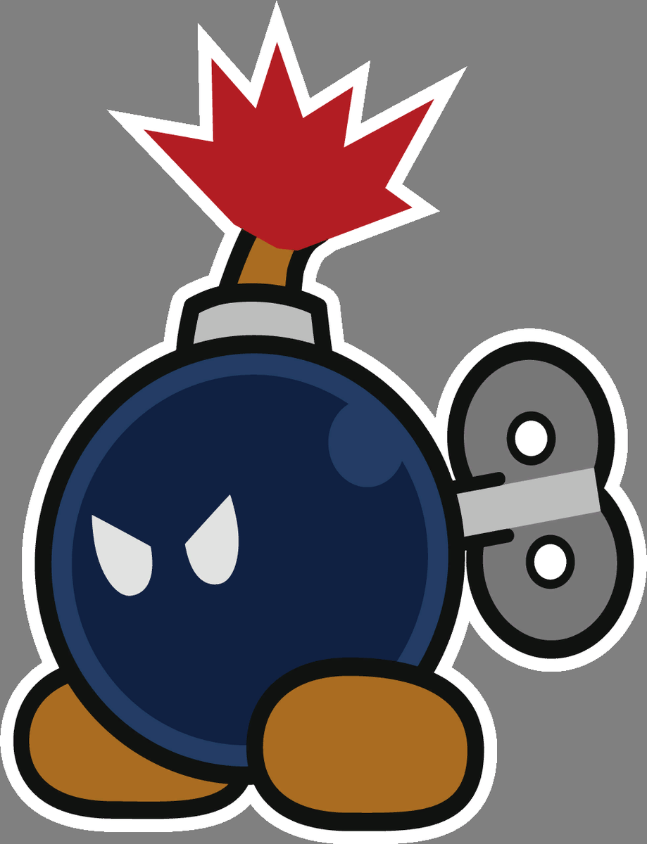 Supper Mario Broth on Twitter "At 975x1273 pixels, this Big Bobomb