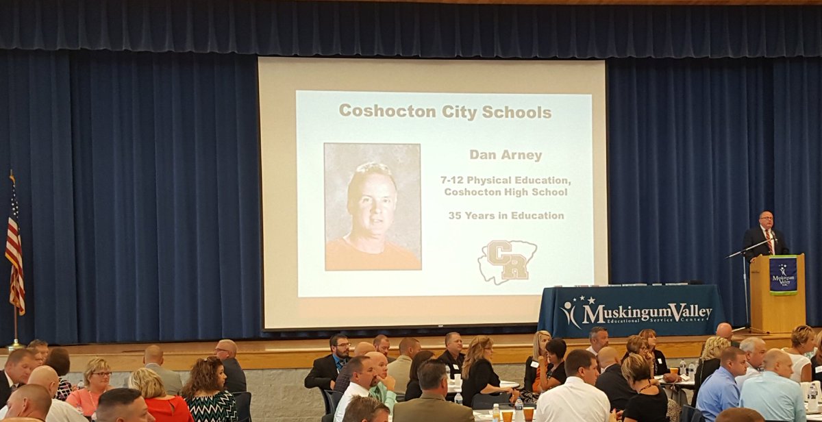 Coshocton HS on Twitter "Congrats to CHS teacher Dan Arney, honored today as our Exemplary