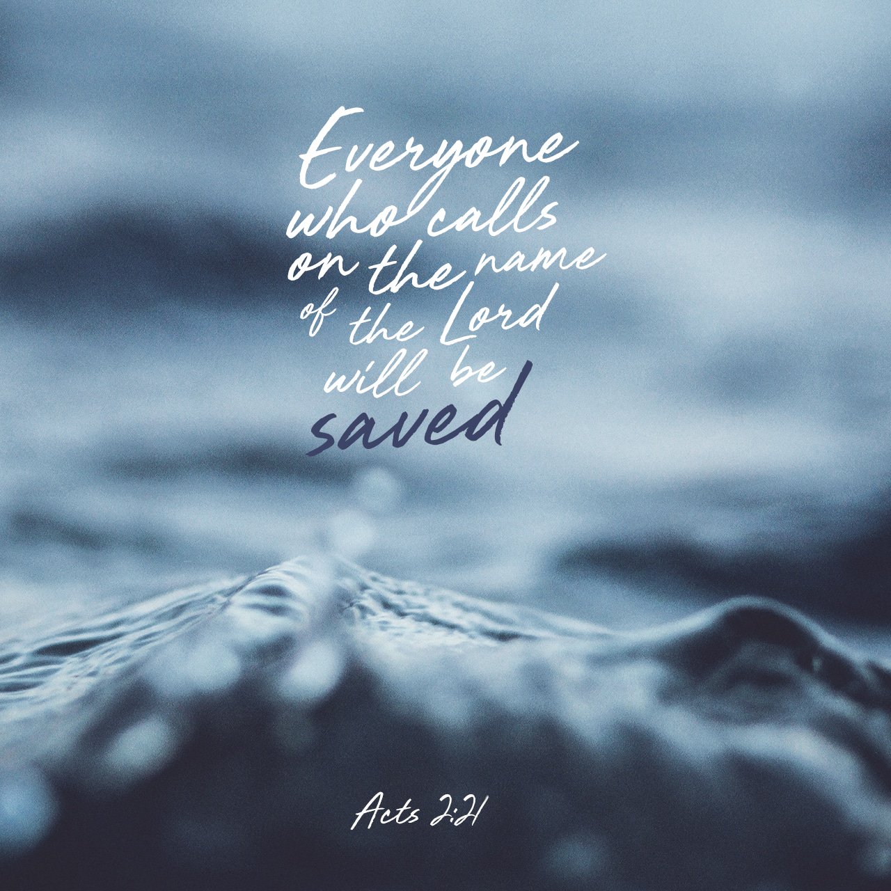 Daily Bible Verse on Twitter "And everyone who calls on the name of