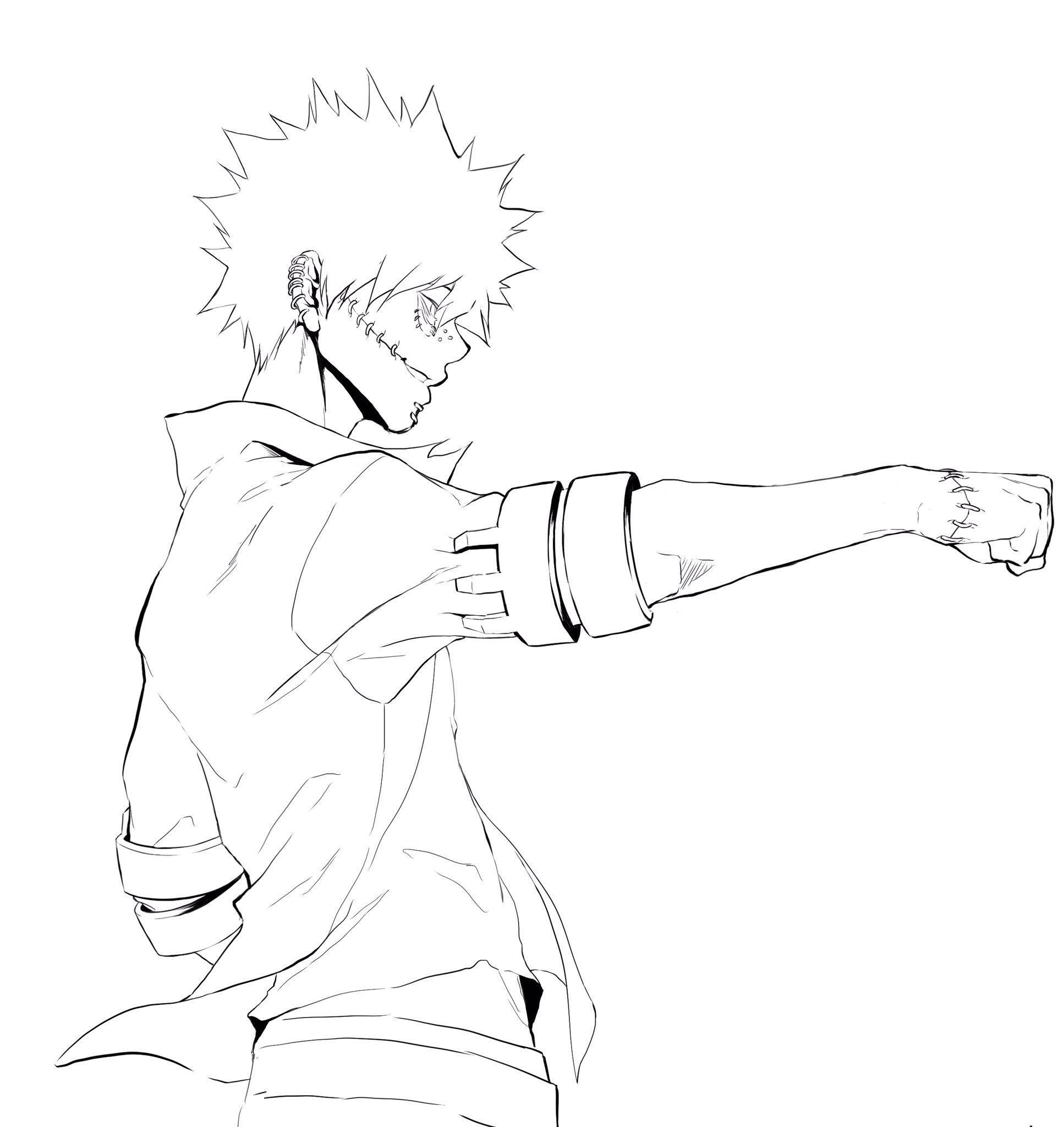 DrawVeryLittle on Twitter "Dabi WIP dabi bokunoheroacademia bnha 