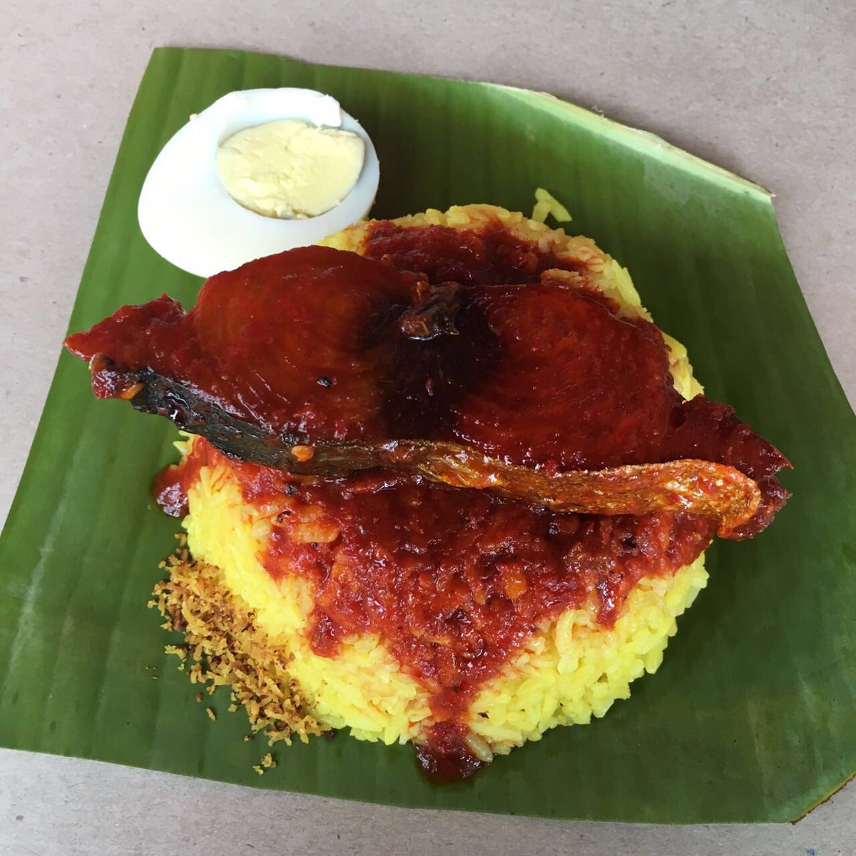 Gambar Kuning Nasi Gambar Putih