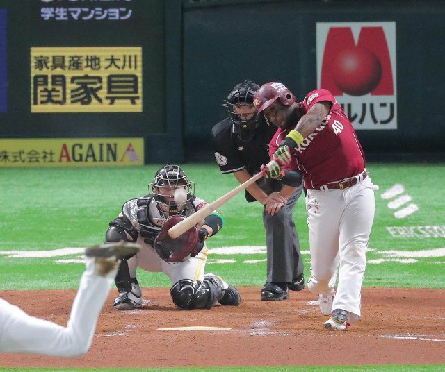 スポーツ報知 プロ野球取材班 on Twitter "【パCS】 楽天 ・ウィーラーが2戦連発 本塁打攻勢3本の