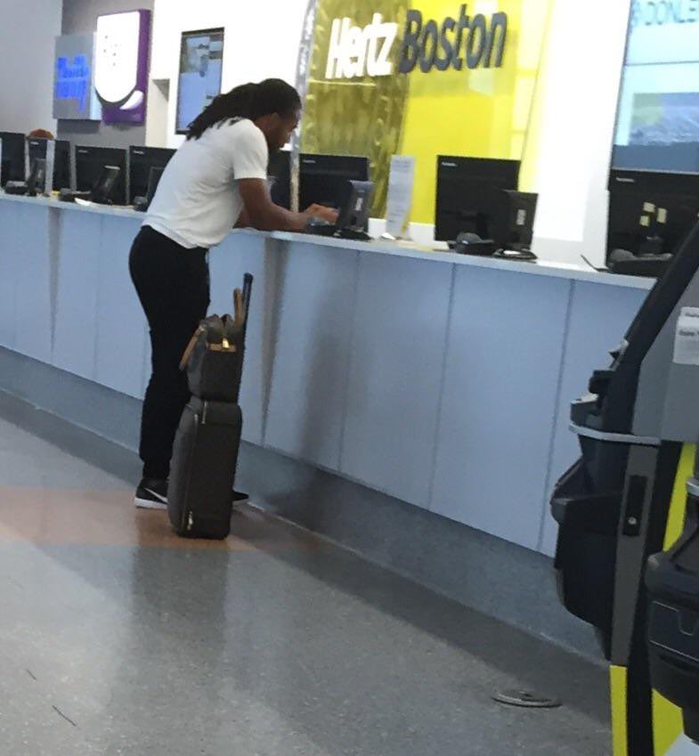 Larry Fitzgerald Logan Airport