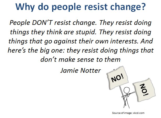 Helen Bevan on Twitter "Why do people resist change? Sorry, that's the