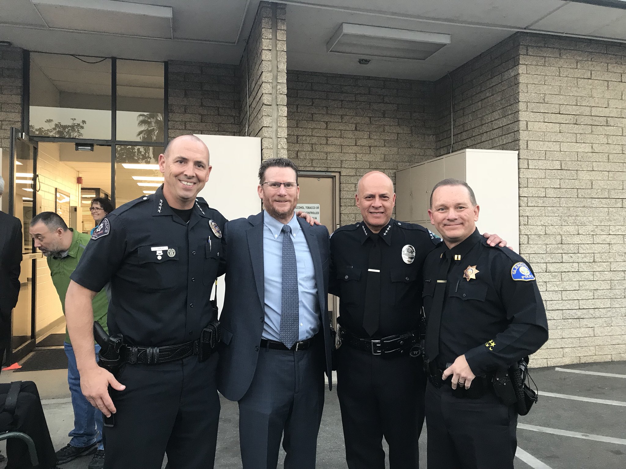 Chief John Curley on Twitter "Honored to be present for Glendora_PD