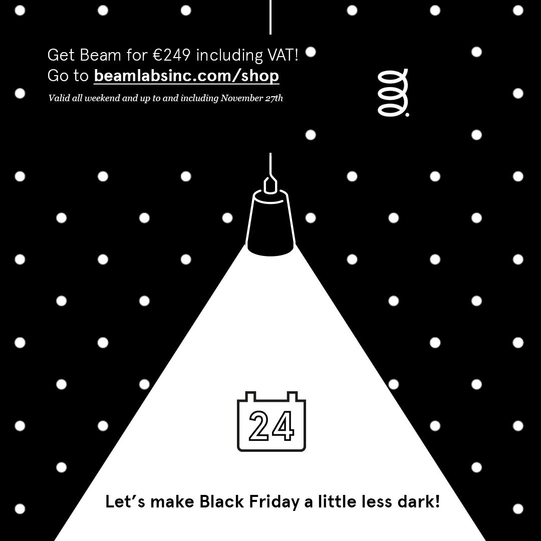 Beam Labs, Inc on Twitter "Black Friday Weekend discount! Go to https