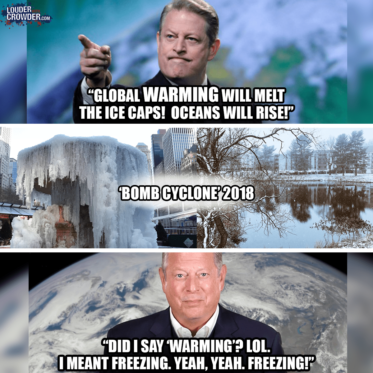 Al Gore under fire for claiming icy storm is ‘exactly what we should