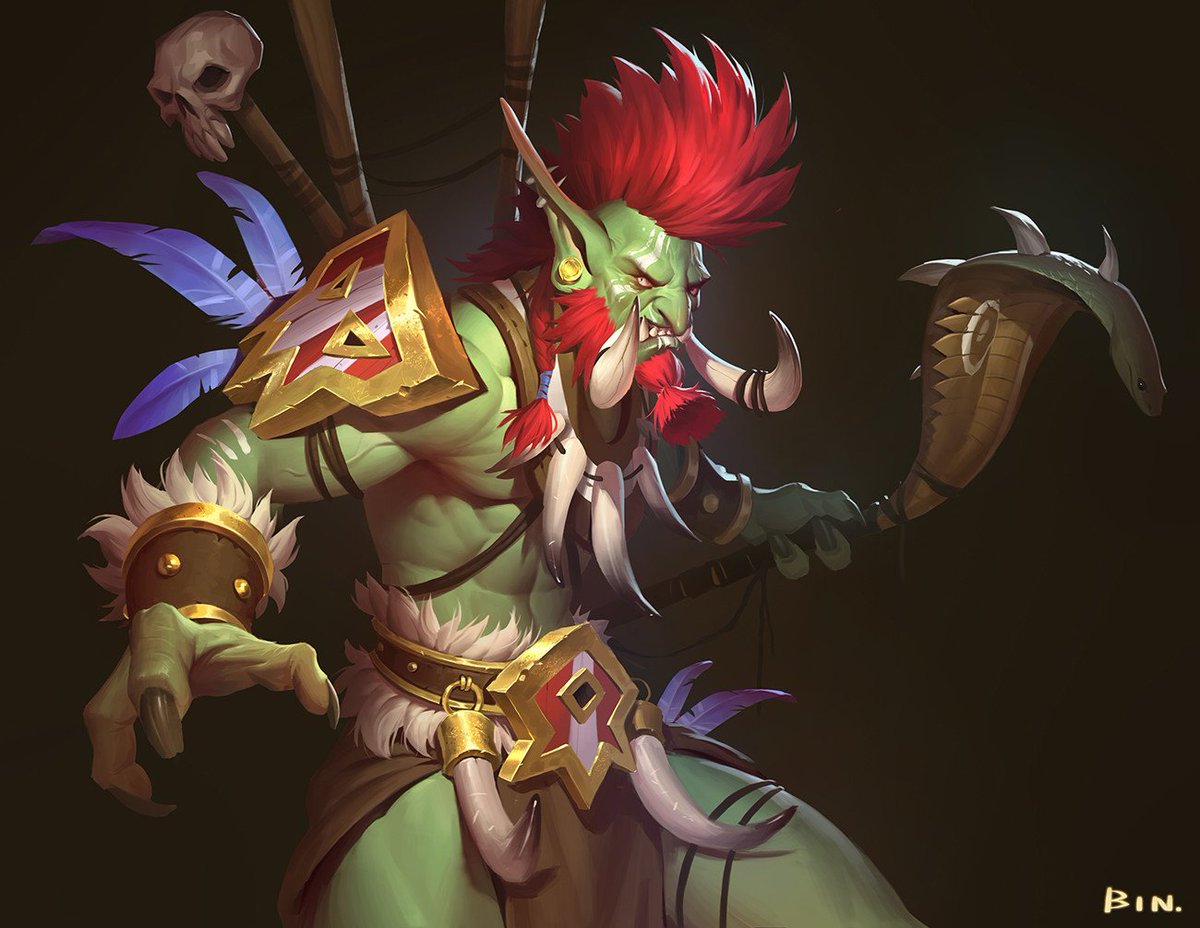 Ulkhror on Twitter "Super cool WoW jungle troll hunter