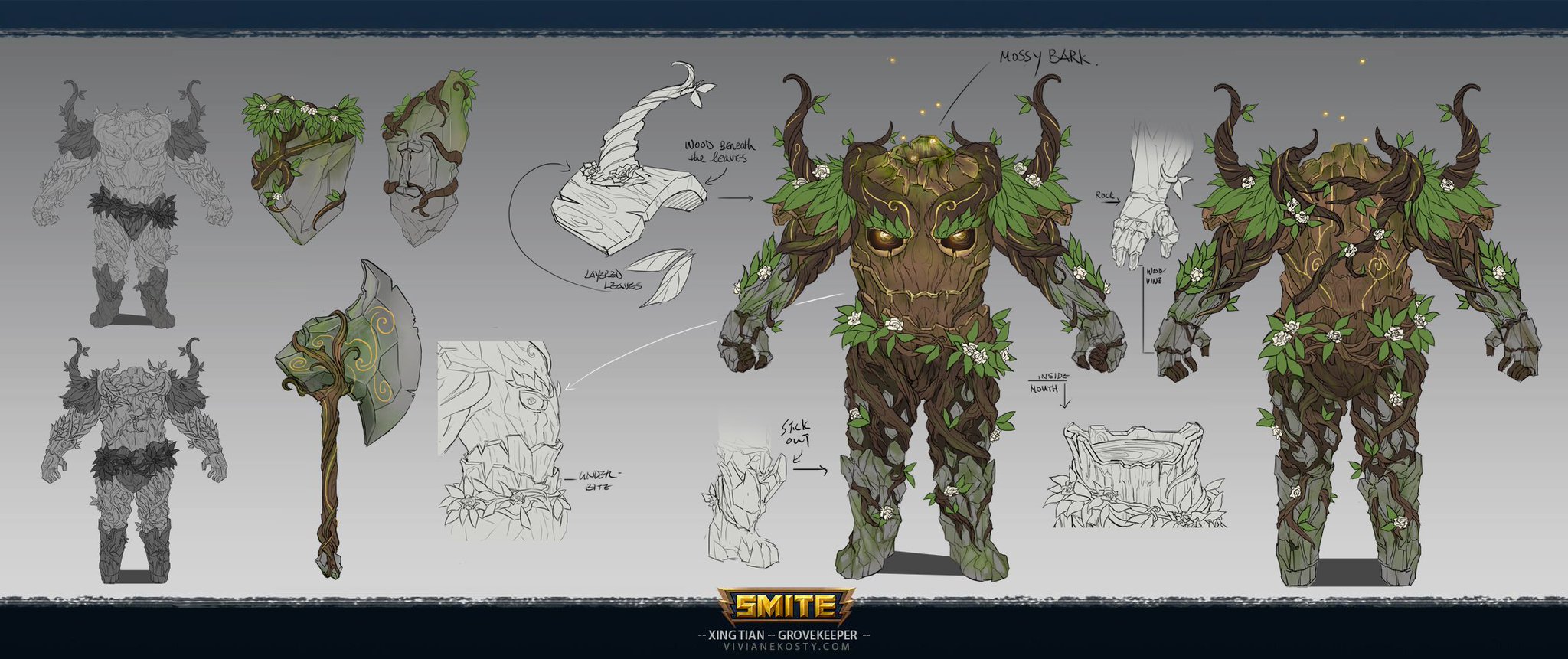 Viviane Kosty on Twitter "Grove keeper Xing Tian, inspired by an older