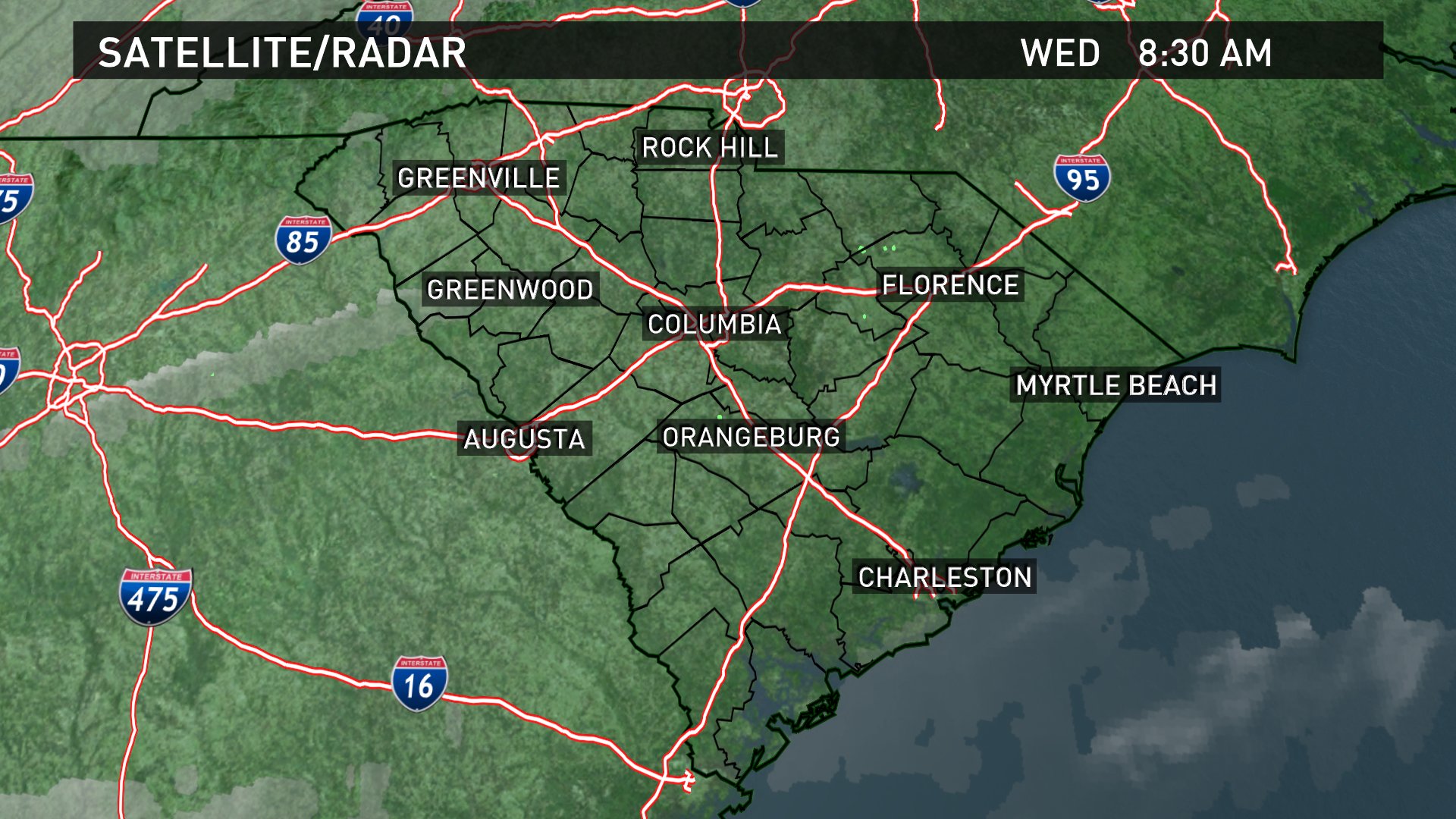 News 19 WLTX on Twitter "Here is the current South Carolina satellite