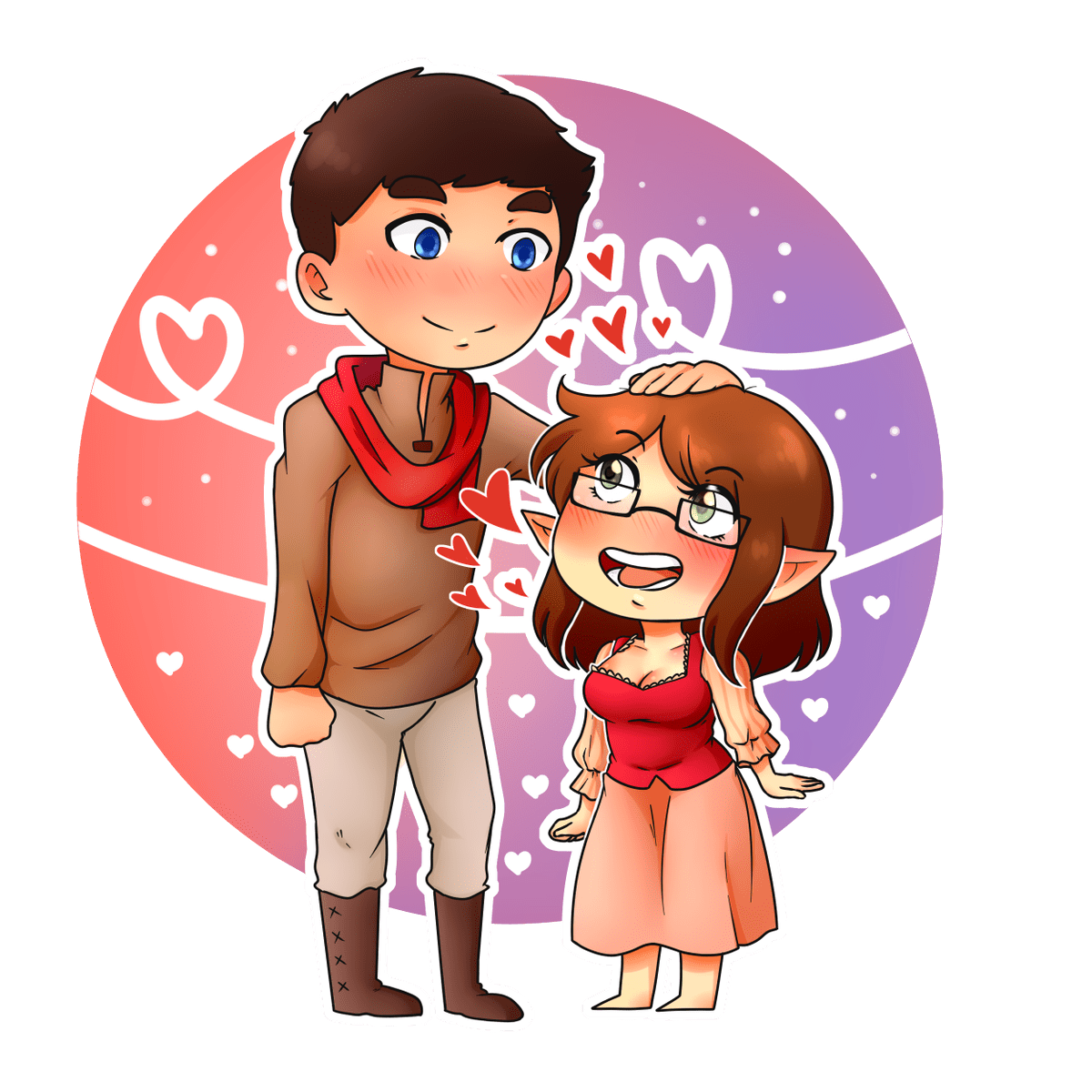 Anime Chibi Couple Ldr