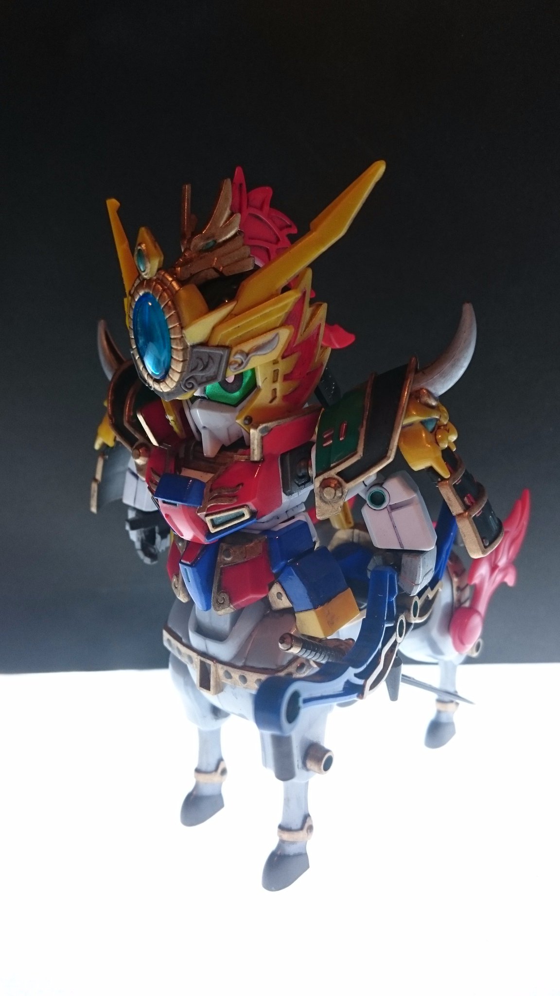 N.B.D.Rally on Twitter "武神精太ガンダムをつくりました。 三国伝版精太のイメージです。 精