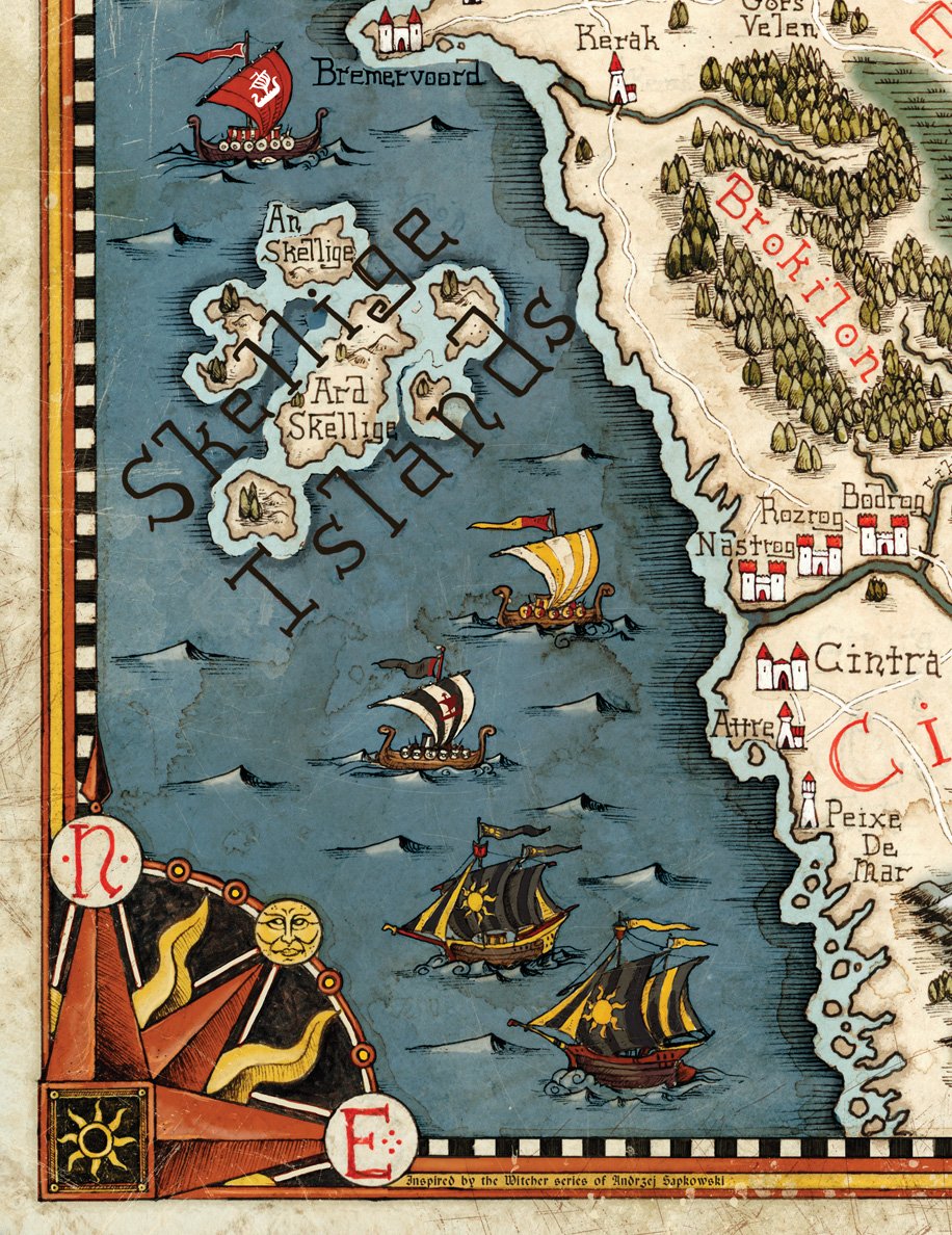The Witcher 3 Map Cintra The Witcher Besetzung