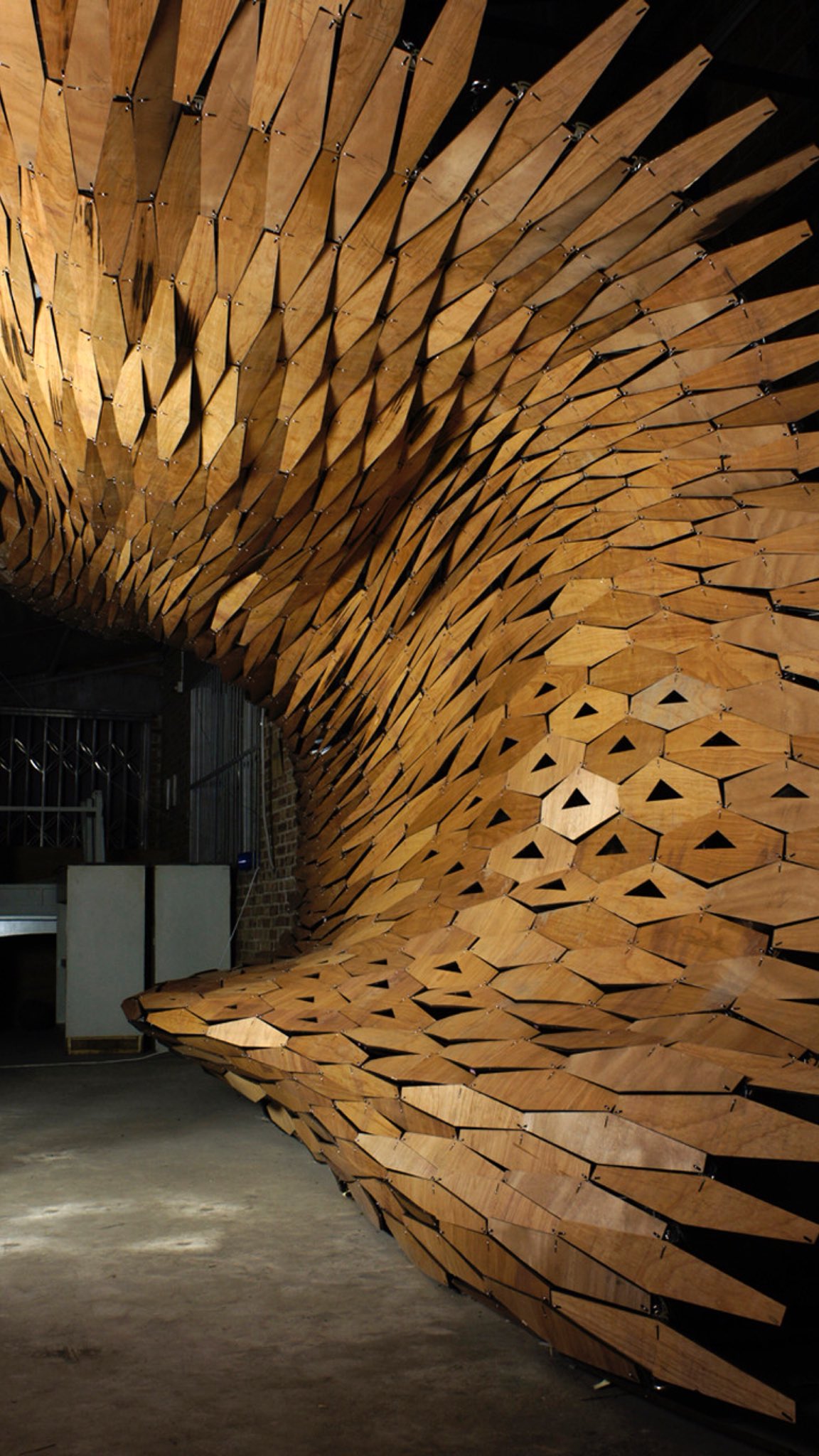 Parametric Architecture on Twitter "DAL Wooden Canopy Design by