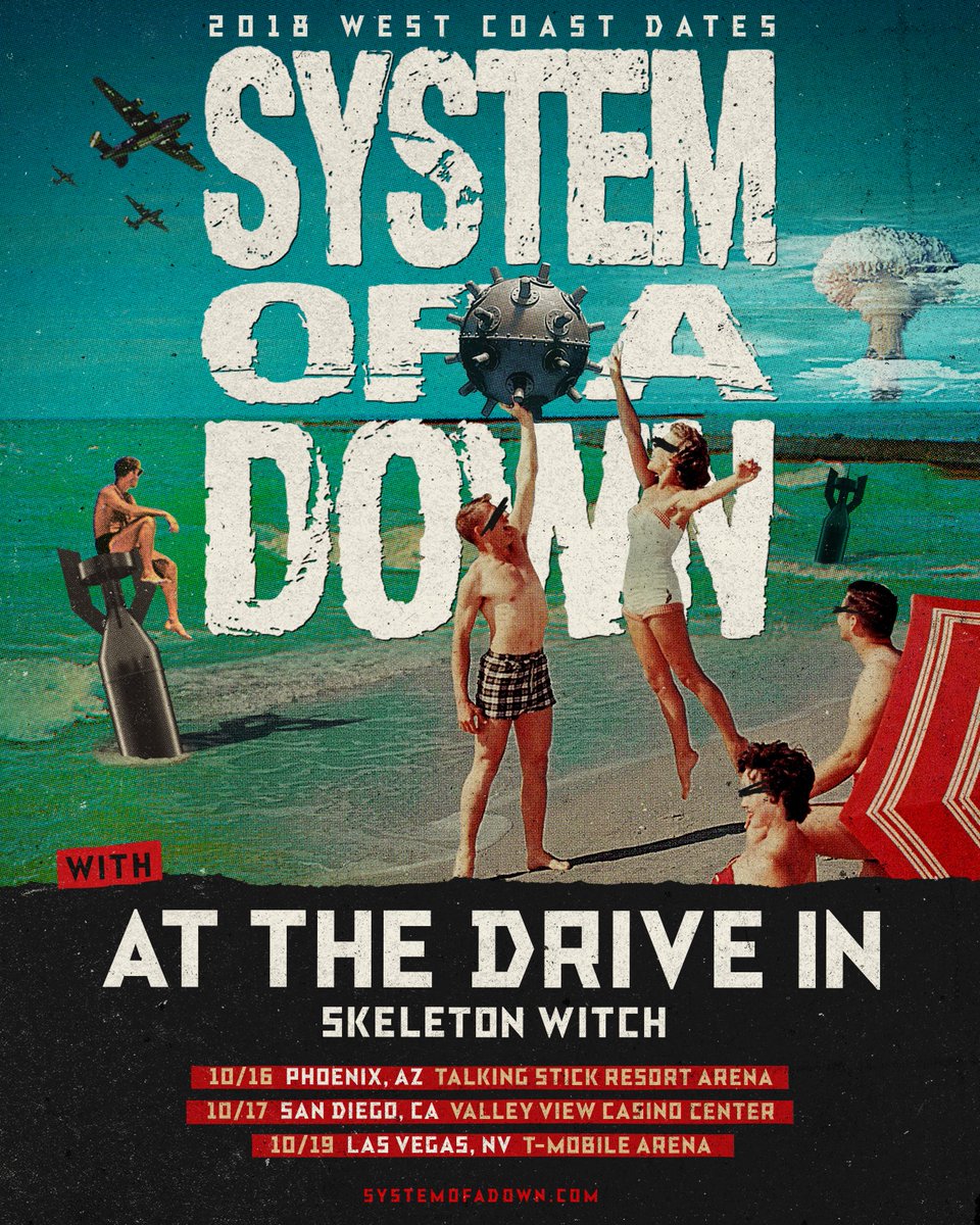 System Of A Down Announces First US Shows Since 2015 For Fall 2018