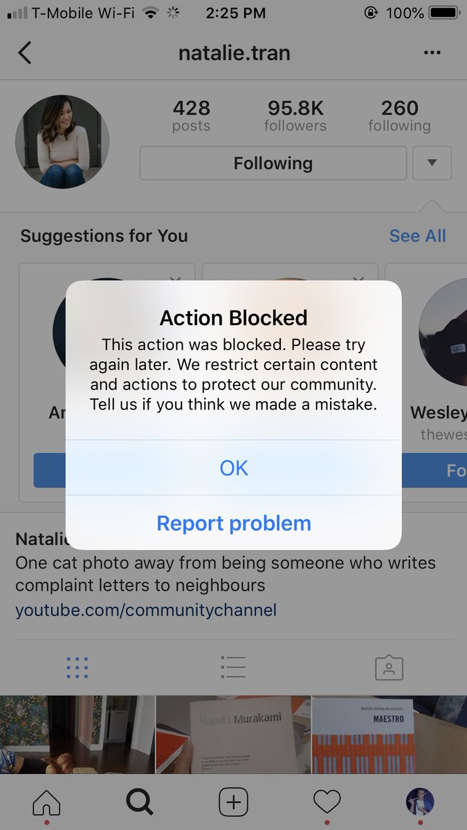Instagram Wont Allow Me To Follow
