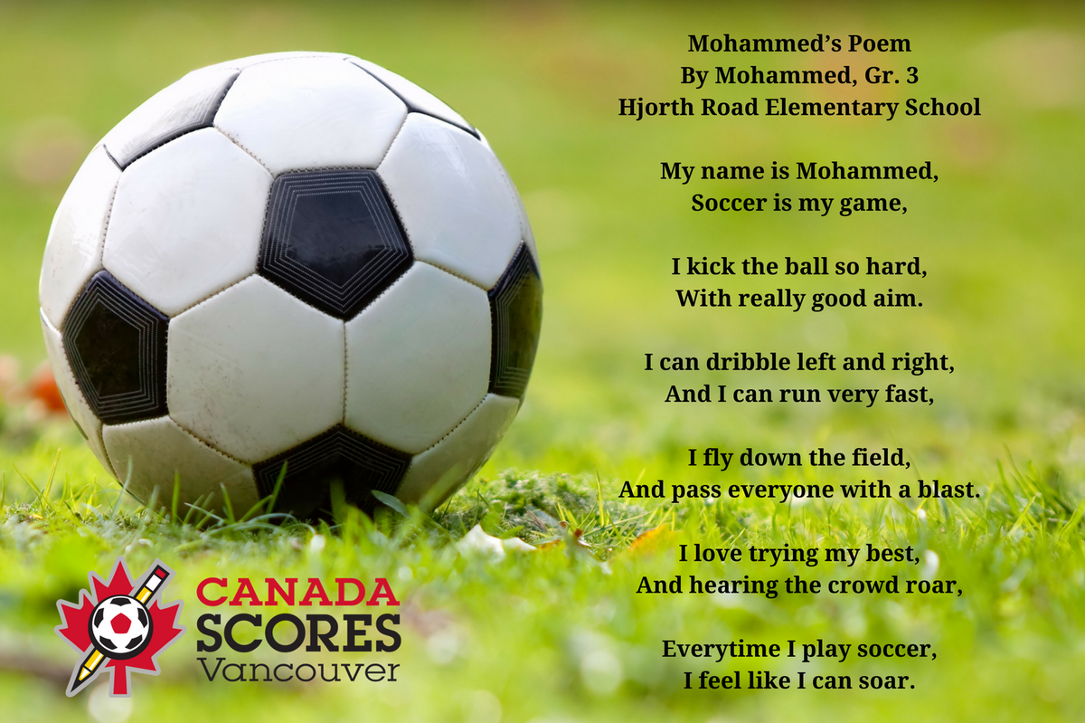 Poem About Soccer Bilscreen