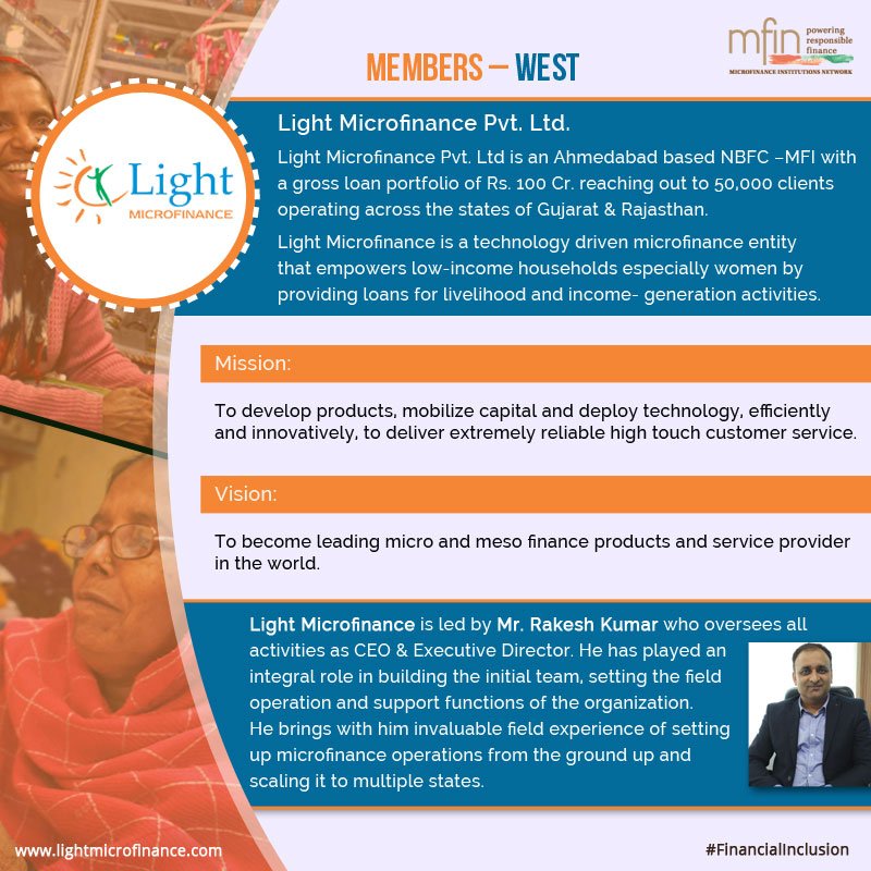 MFIN on Twitter "[MFIN Member] Light Microfinance Pvt. Ltd. is a
