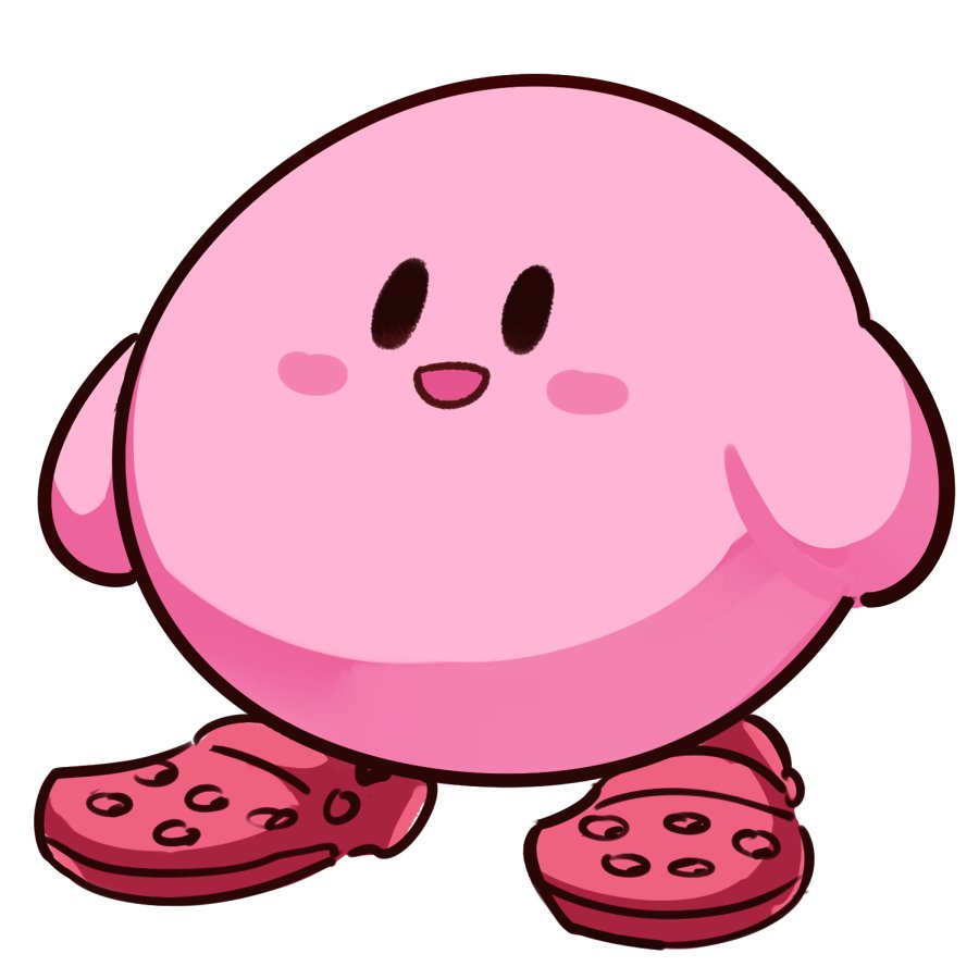 Zako on Twitter "Tada! It's Kirby with crocs!…