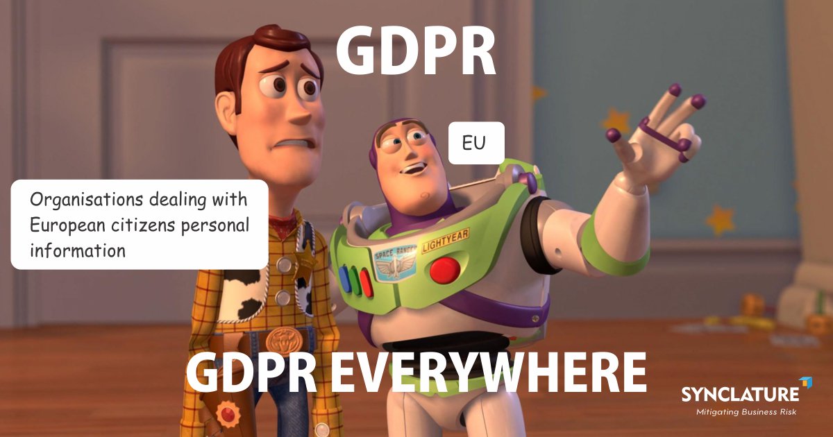 Synclature on Twitter "EU got no chill! GDPR Memes GDPRJokes EU 