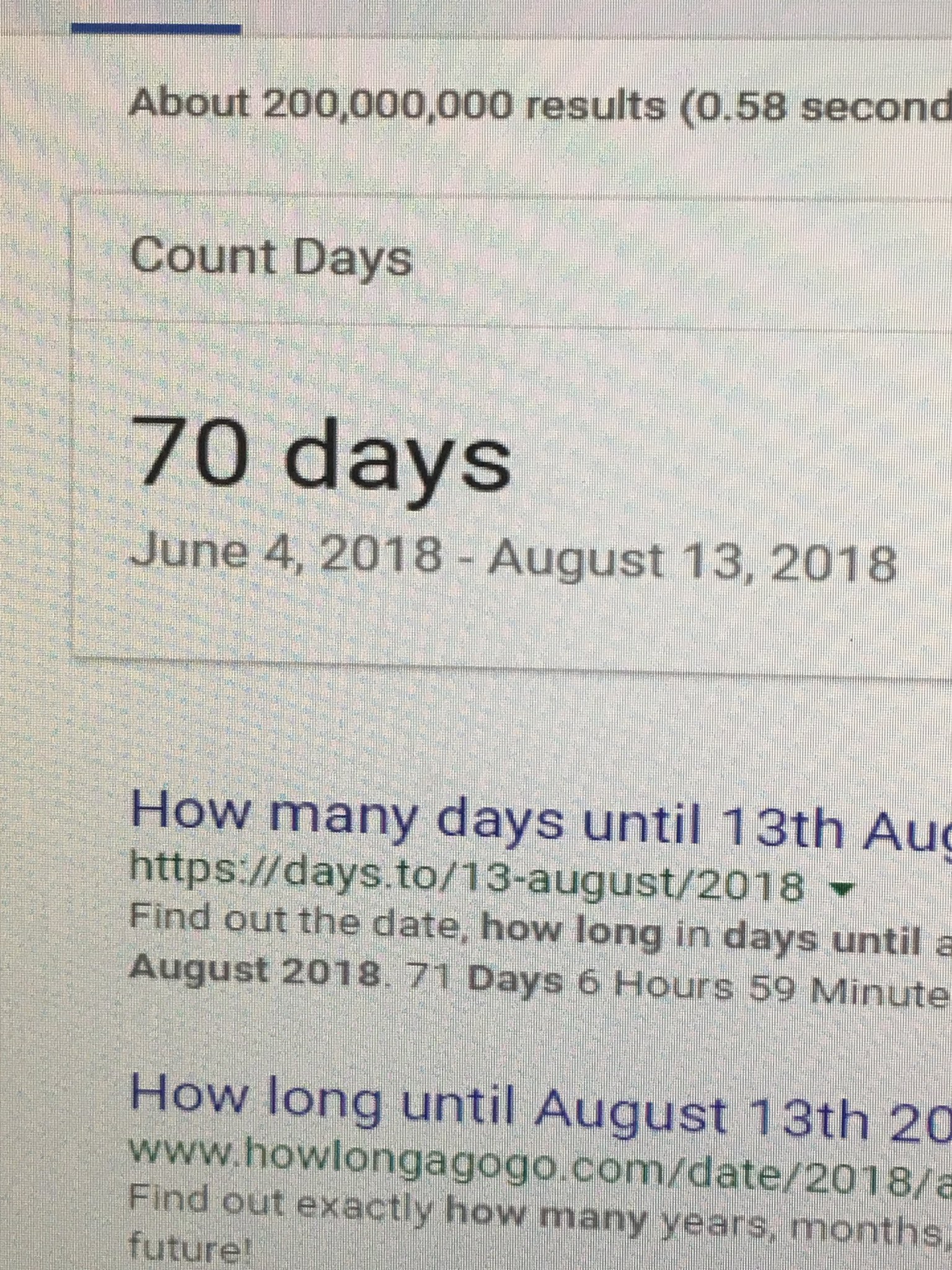 How Many Days Until August 4th pregnancy test