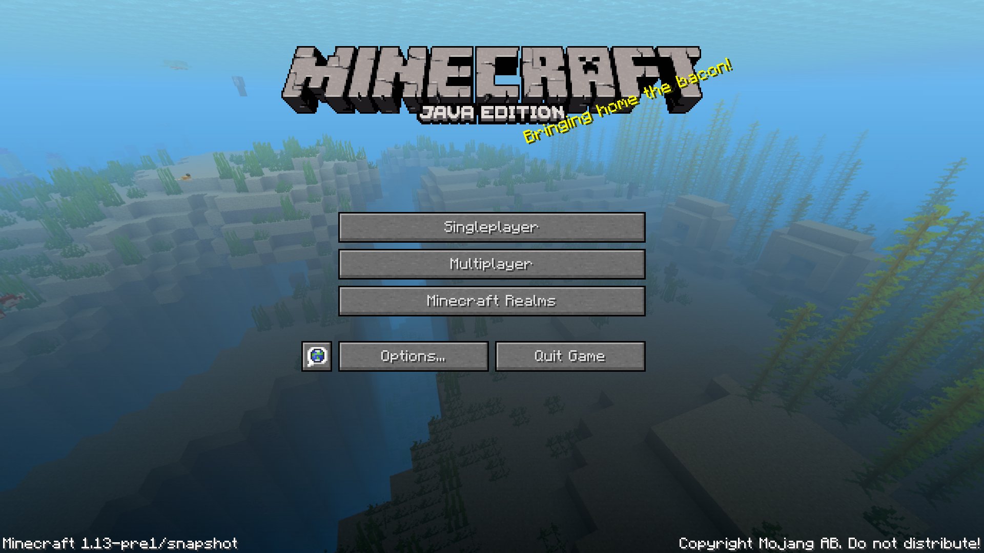 MCPE BETA 1.11 on Twitter "Here's an image of the NEW Minecraft Java Title Screen background