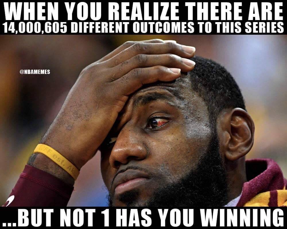 NBA Memes on Twitter "LeBron James realizing...…